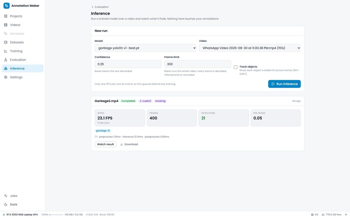 Annotation Maker — Local CV Workbench screenshot 6