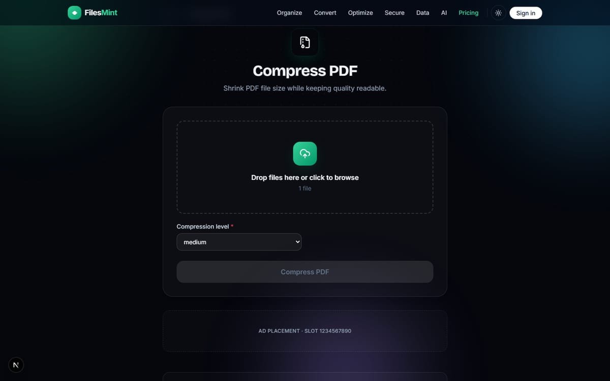 FilesMint — Document Conversion SaaS screenshot 3