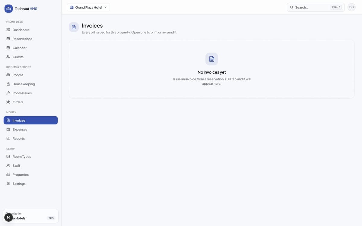 Technaut HMS — Hotel Management System screenshot 5