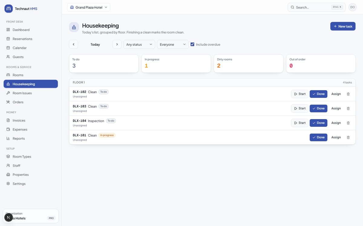 Technaut HMS — Hotel Management System screenshot 6