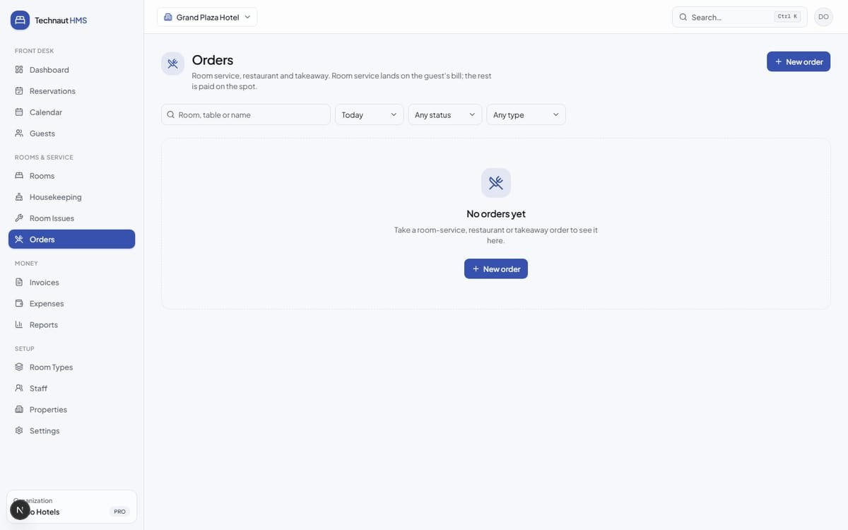 Technaut HMS — Hotel Management System screenshot 8