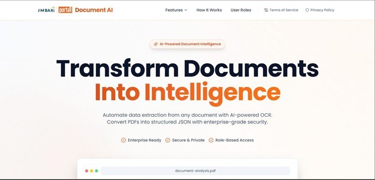 Document AI Platform screenshot 1